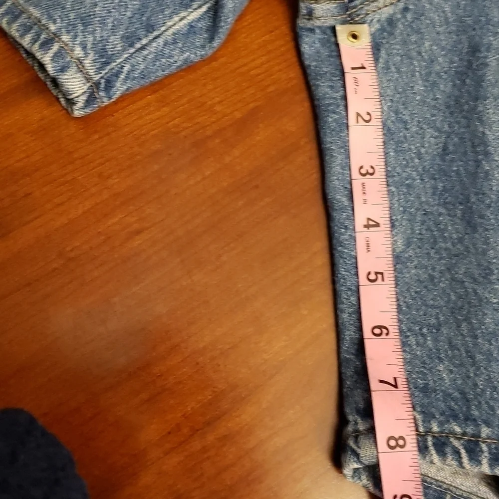 Wrangler Denim Shorts 40x8 Paint Stained 100% Cotton